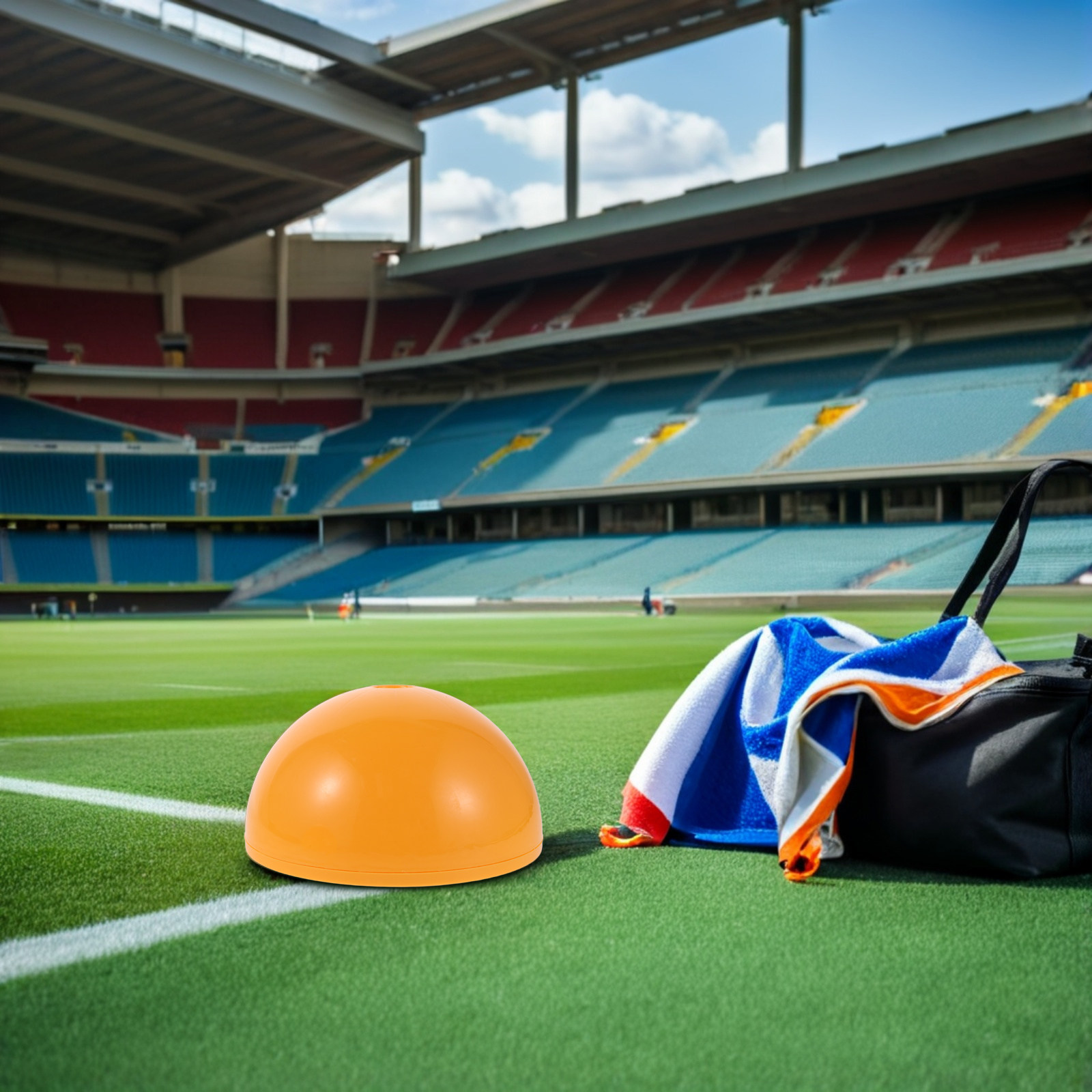 Sports Equipment Football - 축구 훈련용 폴대 2개, 안정적인 받침대,