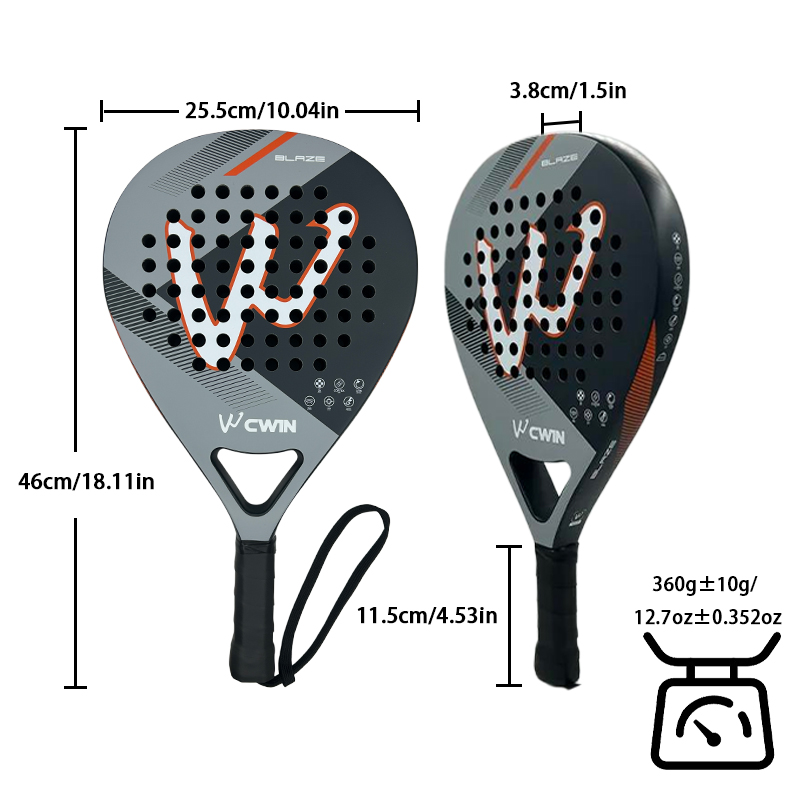 CWIN BLAZE 패들 라켓 3K 직조 카본 섬유 소 - Badminton Racket Carbon 리뷰 및 가격