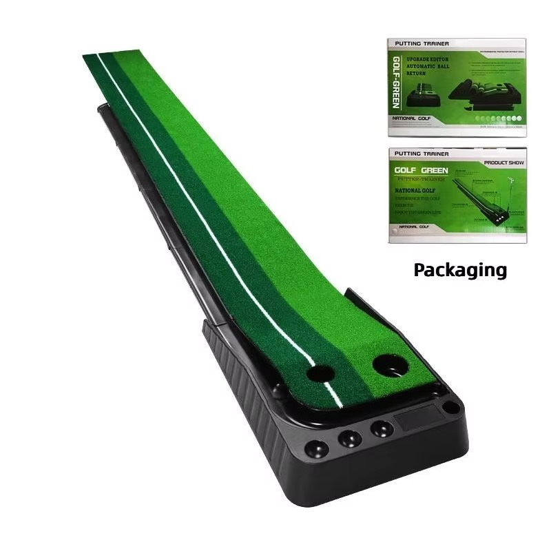 접이식 2.5m/3m 골프 퍼팅 연습 매트, 자동 볼  - Golf Putting Mat 리뷰 및 가격