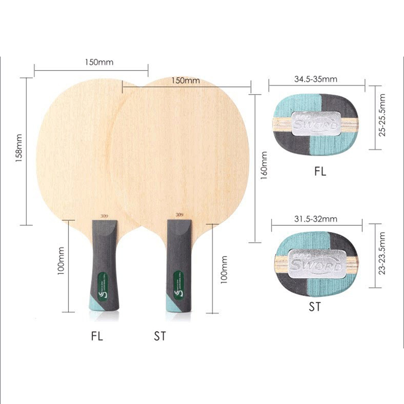 전문용 탁구 라켓 베이스플레이트, 9겹의 순수 목재로  - Allsports Equipment 리뷰 및 가격