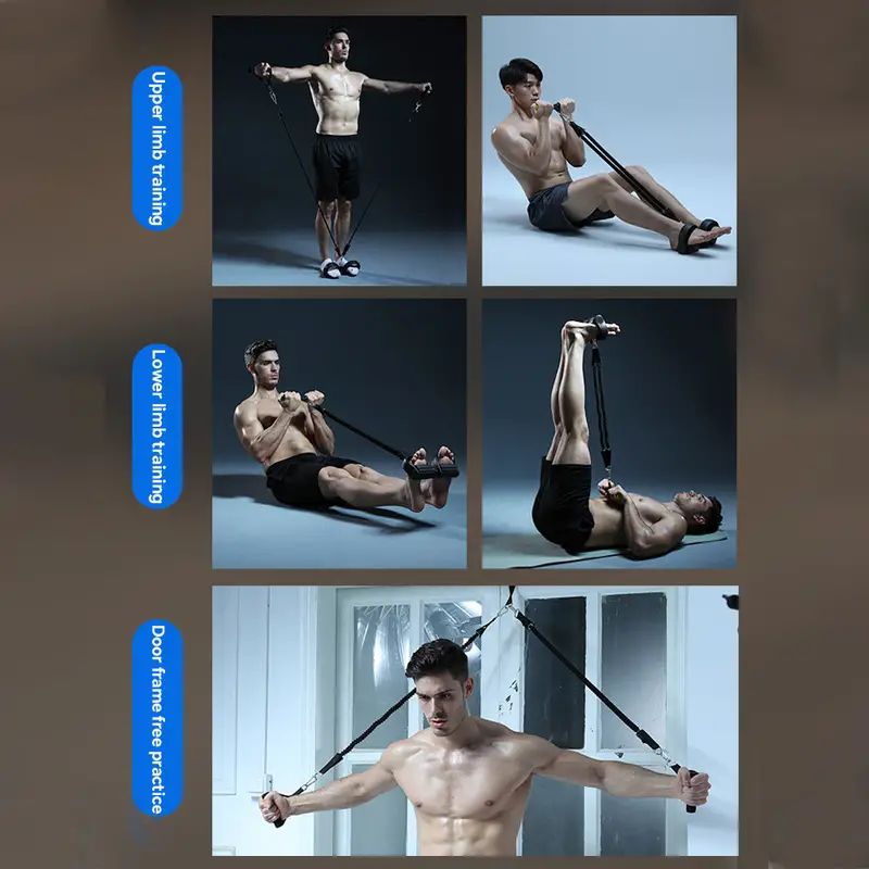 페달 텐션 로프 풀러 운동 집에서 다기능 피트니스 운동 - Sports Equipment List 리뷰 및 가격