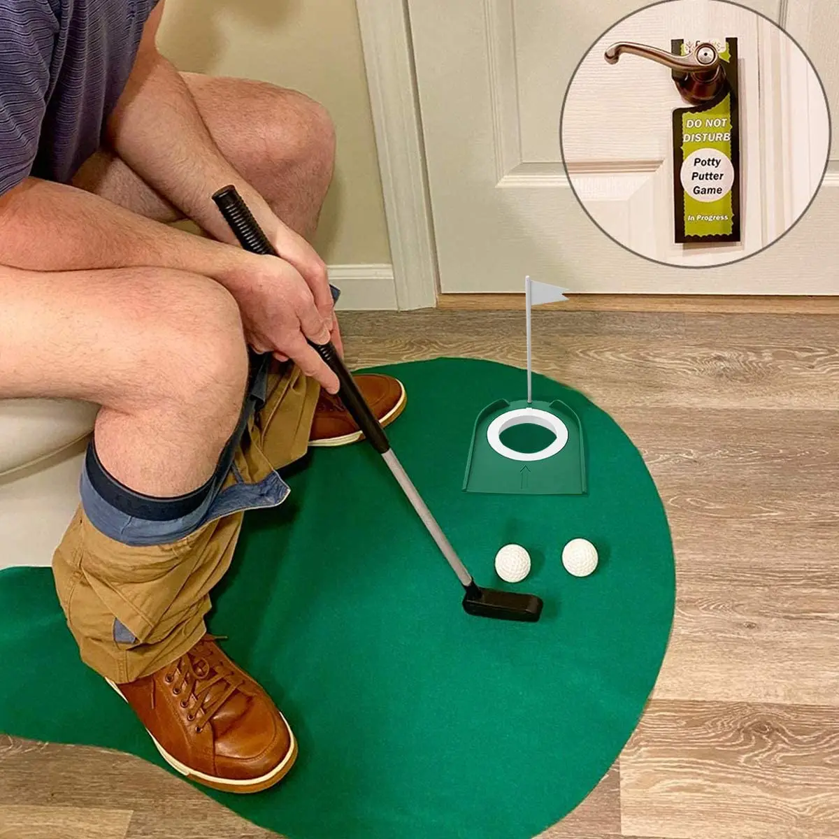 홀 플래그 퍼터가있는 실내 골프 퍼팅 트레이너 그린 연 - Golf Putting Mat 리뷰 및 가격