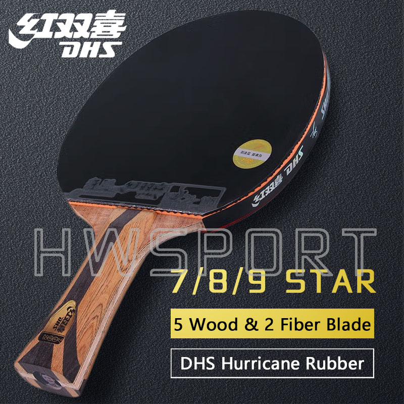 기존 DHS 7 스타 탁구 라켓 공격적인 8 스타 9  - Badminton Racket Carbon 리뷰 및 가격